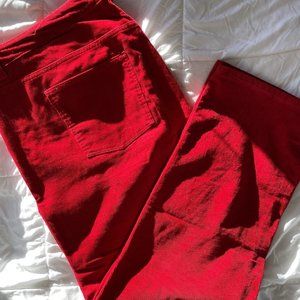 Red Corduroy pants